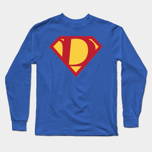 Letter D Long Sleeve T-Shirt by Ryan